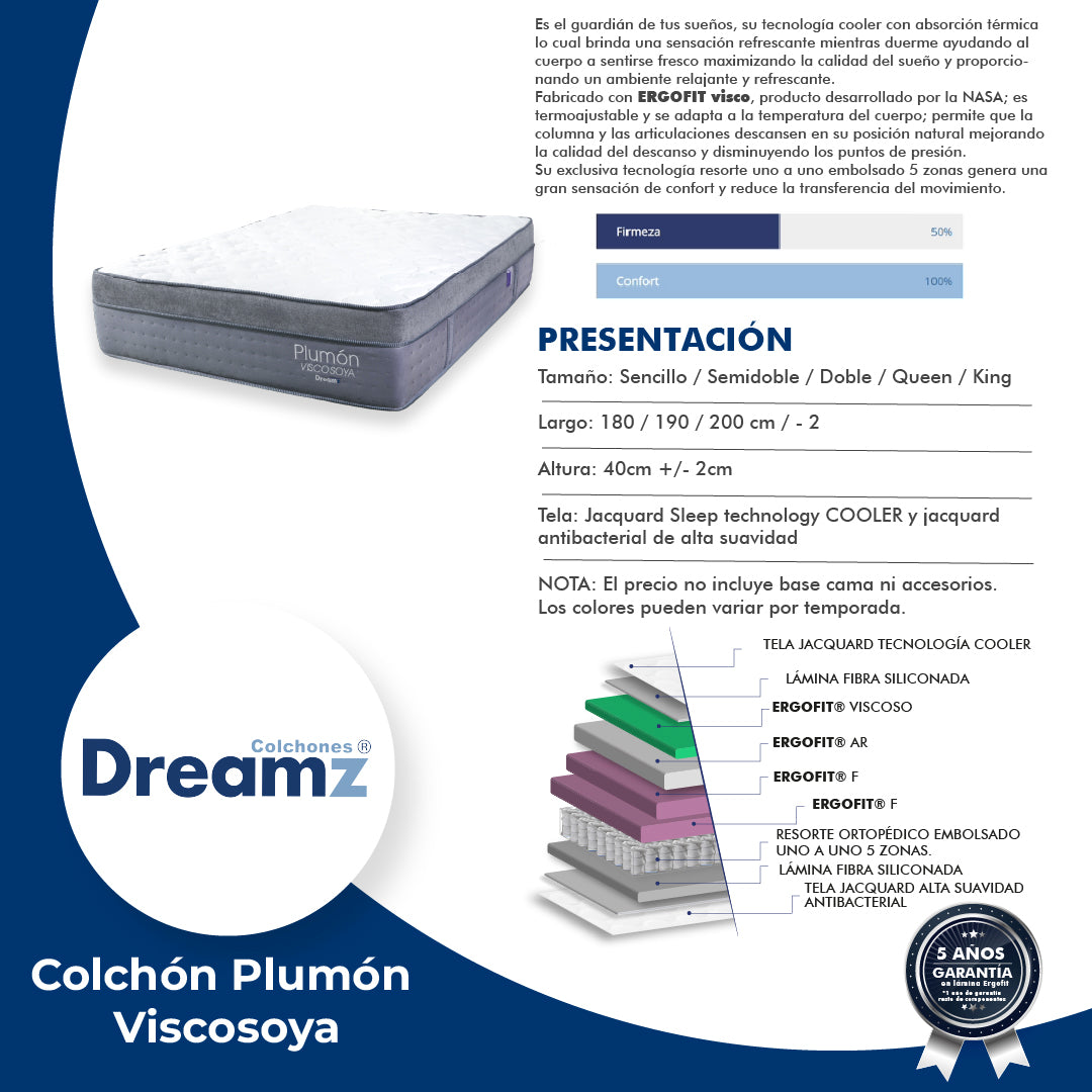 Colchón Plumón Viscosoya